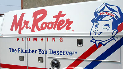 Mr Rooter auto graphic